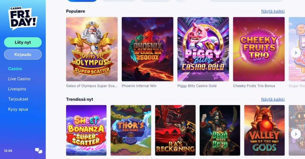 casino friday nettcasino norge